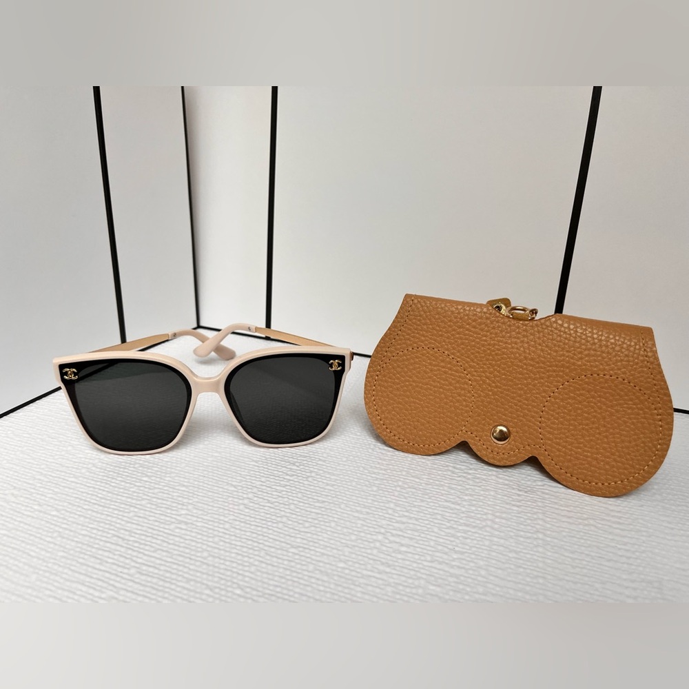 Fashion Sun Glasses women + Sunglasses pouch